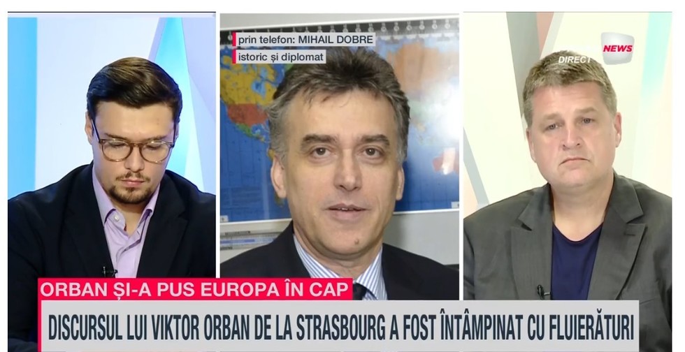 VIDEO. Costi Mocanu, la Proiect de ţară, despre discursul lui Orban: Nu e cu nimic diferit faţă de discursul lui Trump. Cum comentează diplomatul Mihail Dobre? 