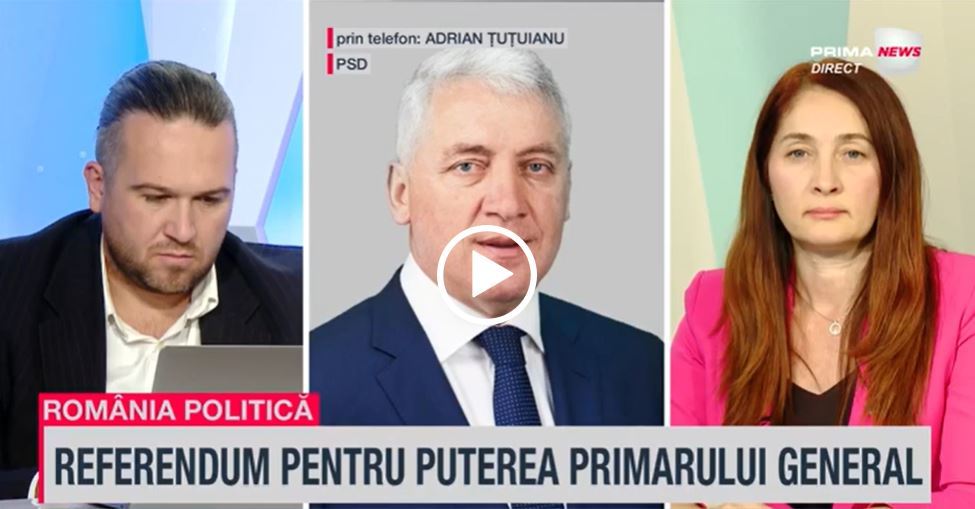 VIDEO. Adrian Ţuţuianu, la România politică, despre referendumul din Capitală: Suntem de acord cu organizarea lui, dar nu suntem de acord cu modul în care priveşte Nicuşor Dan cele două teme 