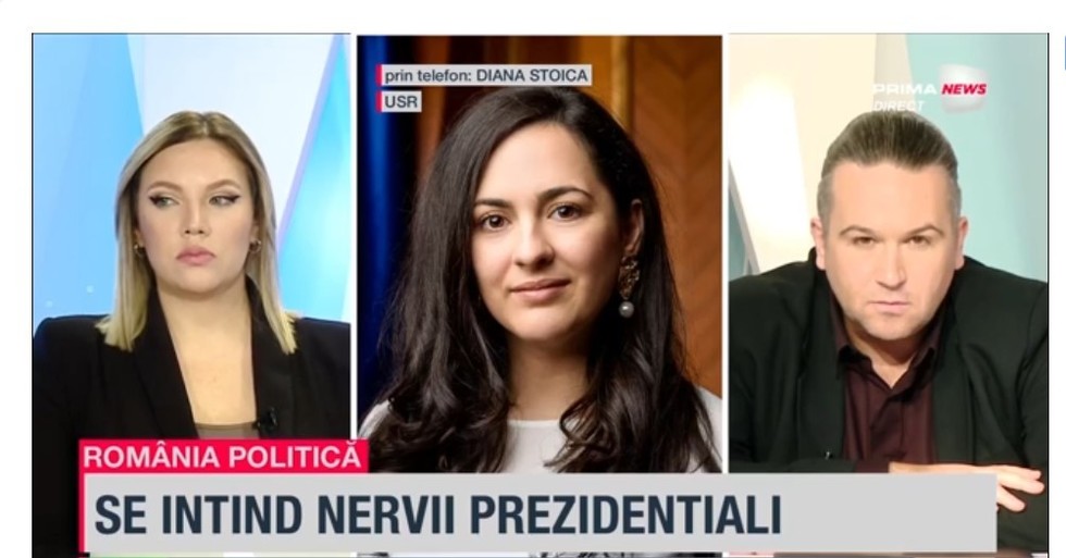 VIDEO. Nicolae Ciucă insistă ca Elena Lasconi să se retragă. Diana Stoica (USR), la România politică: Mai degrabă ar trebui să se retragă d-nul Ciucă şi să o susţină pe Elena Lasconi