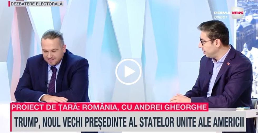 VIDEO. Zachmann vs Rîpă, o nouă confruntare epică la Proiect de ţară: România, chiar în ziua în care SUA şi-a ales preşedintele