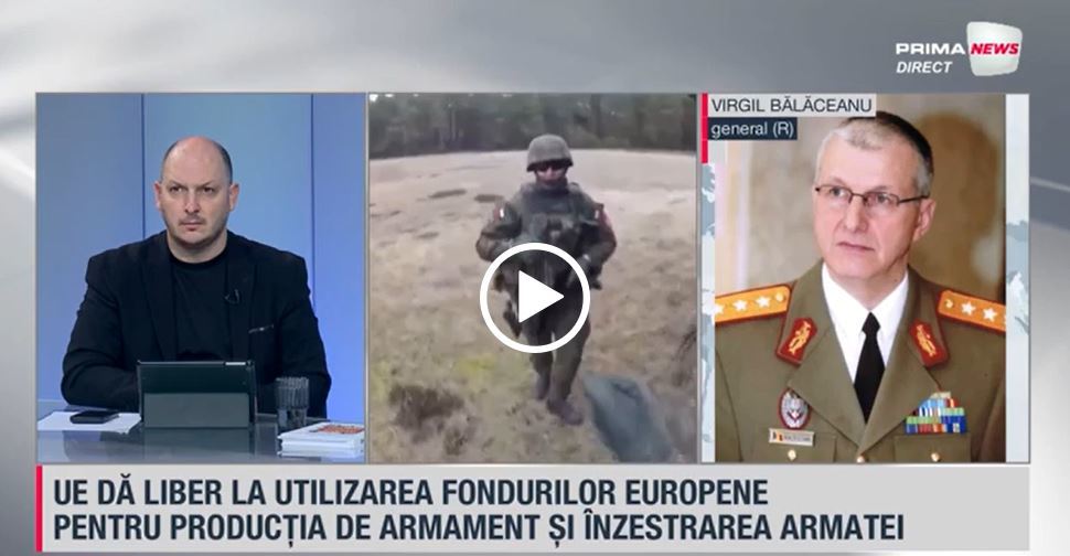 Gen. Virgil Bălăceanu, la Prima News: Rusia nu va ataca ţări NATO, dar ar putea angaja militar o ocupare a Transnistriei, a Odessei şi a gurilor Dunării!
