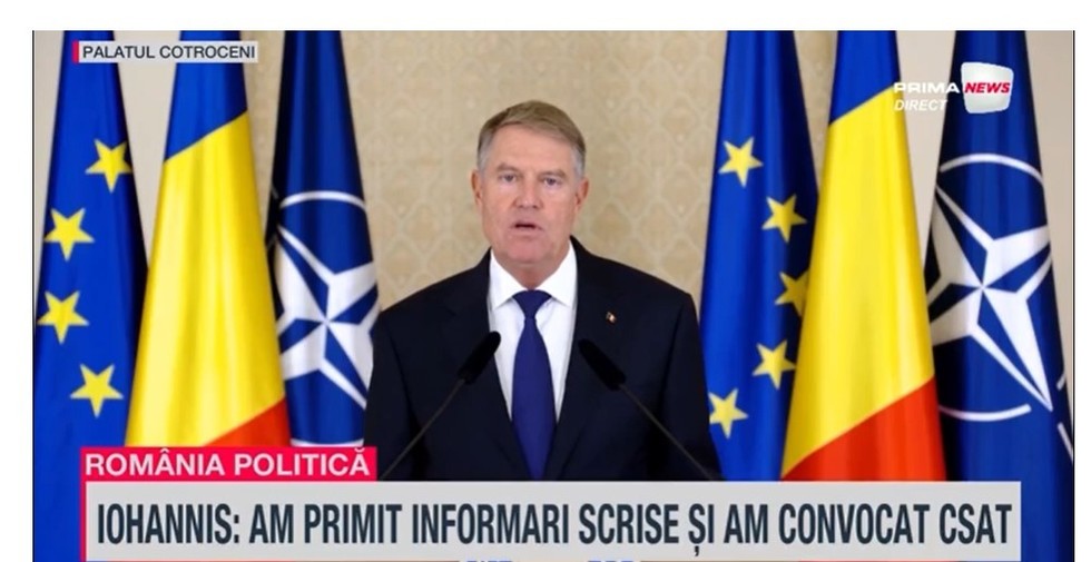 VIDEO. Declaraţia lui Klaus Iohannis după decizia CCR, în direct la Prima News: Rămân în mandat până va fi ales un nou preşedinte al României