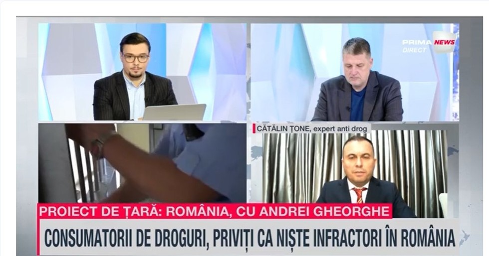 VIDEO. Agenţia Naţională Antidrog se mută la Ministerul Sănătăţii. Cătălin Ţone, expert antidrog, face bilanţul incidentelor din ultima perioadă, în direct la Prima News