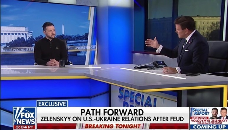 Zelenski, interviu pentru Fox News unde explică tot ce s-a întâmplat: "Nu îi datorez scuze lui Donald Trump" / Admite că ceea ce s-a întâmplat la Casa Albă a fost greşit şi crede că relaţia încă mai poate fi reparată