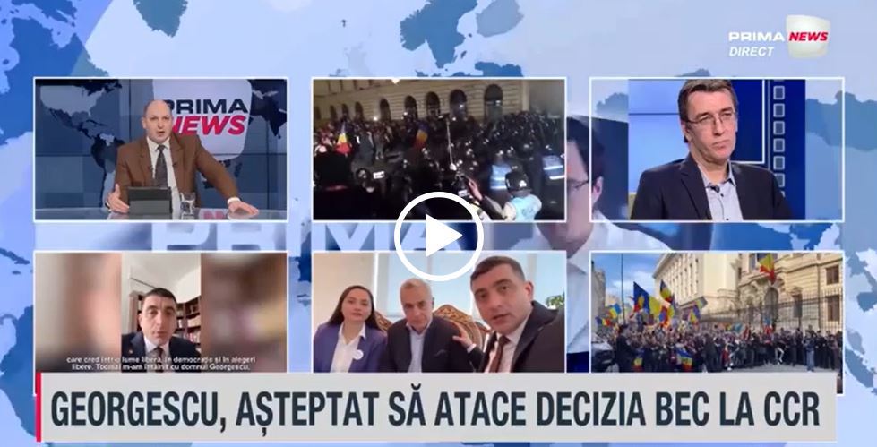 VIDEO. Toni Neacşu, la Prima News, despre respingerea candidaturii lui Georgescu: Singura justificare a judecătorilor BEC e că această contestaţie va ajunge oricum la CCR