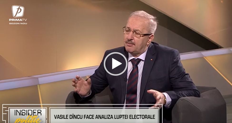 VIDEO. Vasile Dîncu, la Insider politic: Călin Georgescu ar fi câştigat şi în noiembrie, şi acum. Am anulat alegerile în timpul desfăşurării lor. Ceea ce dă un motiv extraordinar pentru teoria conspiraţiei. Soluţia era prezenţa la vot 