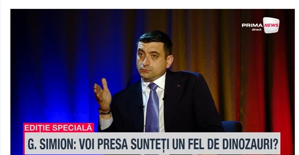 VIDEO. George Simion, întrebat dacă îi plac ameninţările colegei Anamaria Gavrilă la adresa jurnaliştilor: "Şi dumneavoastră nu vă plac?"