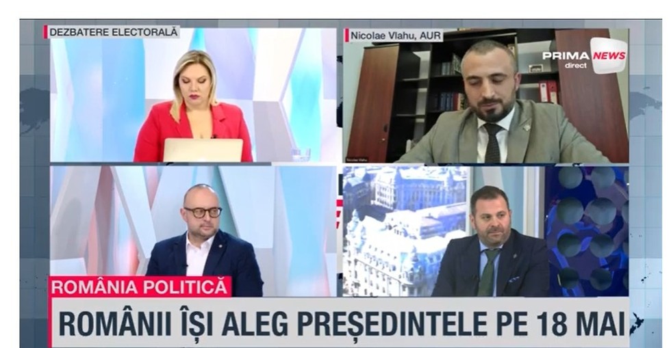 VIDEO. Nicolae Vlahu (AUR) explică la România politică de ce nu participă George Simion la anumite dezbateri televizate