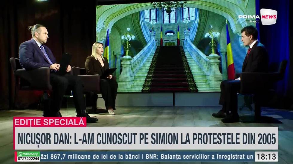 EXCLUSIV VIDEO. Nicuşor Dan despre prietenia cu George Simion: E total schimbat