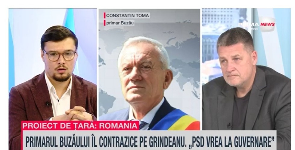 VIDEO. Constantin Toma, primarul PSD al Buzăului, despre un premier din PSD: "Tandemul cu Ilie Bolojan prim-ministru trebuie să meargă în continuare. Oamenii care l-au votat pe Nicuşor, l-au votat şi pentru asocierea cu Ilie Bolojan"
