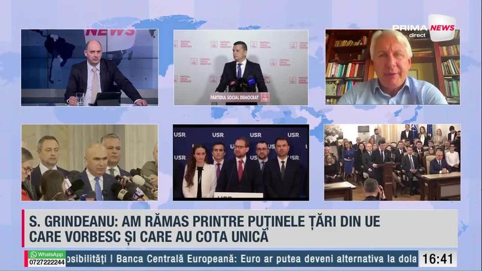 VIDEO. Eugen Teodorovici, la Prima News: Nu susţin ideea de impozit progresiv, dar ea ar putea fi impusă doar în zona statului