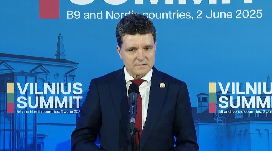 VIDEO. Nicuşor Dan, declaraţii de la Vilnius: Efectele combaterii marii evaziuni fiscale se vor vedea în 2026