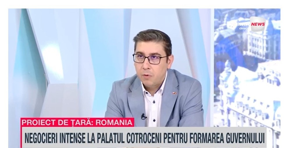 VIDEO. George Râpă: Un guvern fără Ilie Bolojan ar fi o înfrângere pentru Nicuşor Dan / Nu poţi să faci reformă cu Ciucă şi cu Ciolacu / Oricât de mult încearcă PSD cu condiţiile, realitatea este ca va intra  oricum la guvernare 