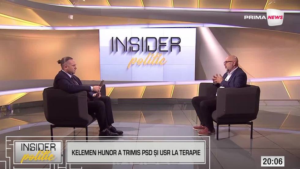 VIDEO. Kelemen Hunor, la Insider politic, despre noul Guvern: E o aşteptare uriaşă, dar foarte mare spaţiu de manevră nu are