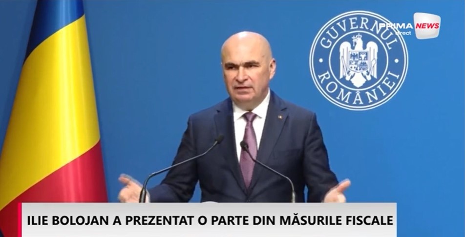 VIDEO. Ilie Bolojan a prezentat măsurile fiscale: cota generală de TVA creşte la 21%, accizele la alcool, combustibil şi tutun cresc cu 10%. Care sunt toate măsurile şi de când vor intra în vigoare