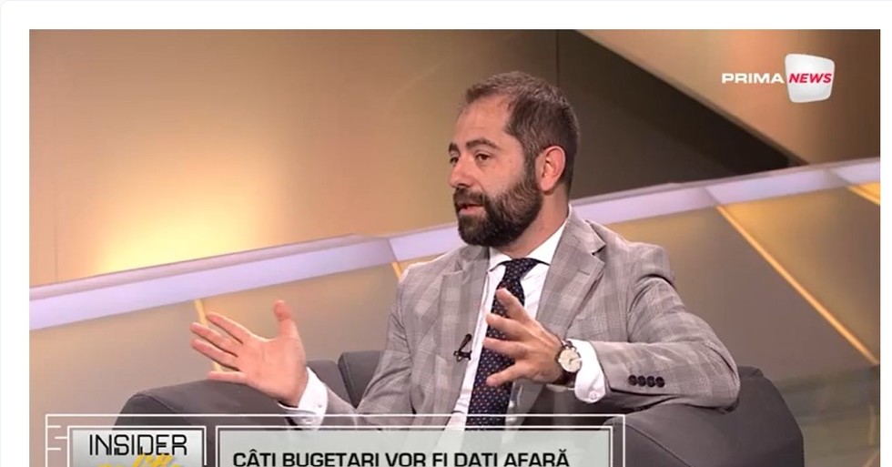 VIDEO. Radu Burnete: Din cei apţi de muncă, doar 64% lucrează. Avem un aparat public mai mare decât poate susţine mediul privat