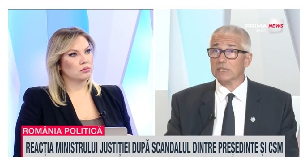 VIDEO. Ministrul Justiţiei: Propunerile pe care le-a făcut Ilie Bolojan nu vin să submineze puterea Justiţiei / Este evident că reprezentanţii magistraţilor au o poziţie defensivă sau, mă rog, ofensivă în sensul protejării unui anumit statut