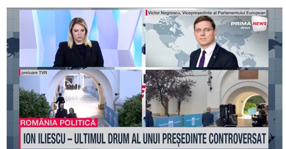 VIDEO. Victor Negrescu: În 1995 Ion Iliescu a dat o direcţie clară euro-atlantică României. Fără declaraţia de la Snagov România poate nu era în Uniunea Europeană
