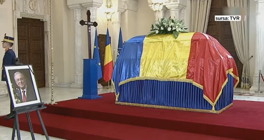 VIDEO. Cine şi-a luat adio de la Ion liescu / Înmormântarea va avea loc joi dimineaţă / Joi, doliu naţional - Programul complet al funeraliilor