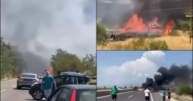 Accident în drum spre Thassos. Scenele dramatice au fost surprinse de turiştii români 