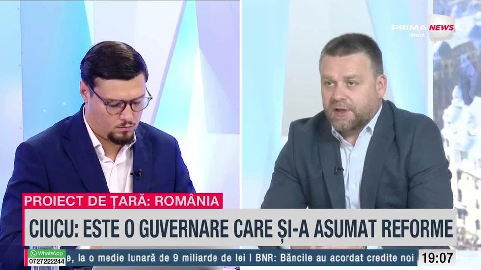 VIDEO. Ciprian Ciucu, la Prima News: România are cheltuieli de 3 lei, din care 1 leu vine din împrumuturi / Ce spune despre multinaţionale
