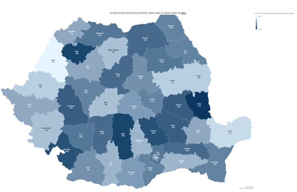 Judeţele unde vor fi concediaţi cei mai mulţi angajaţi
