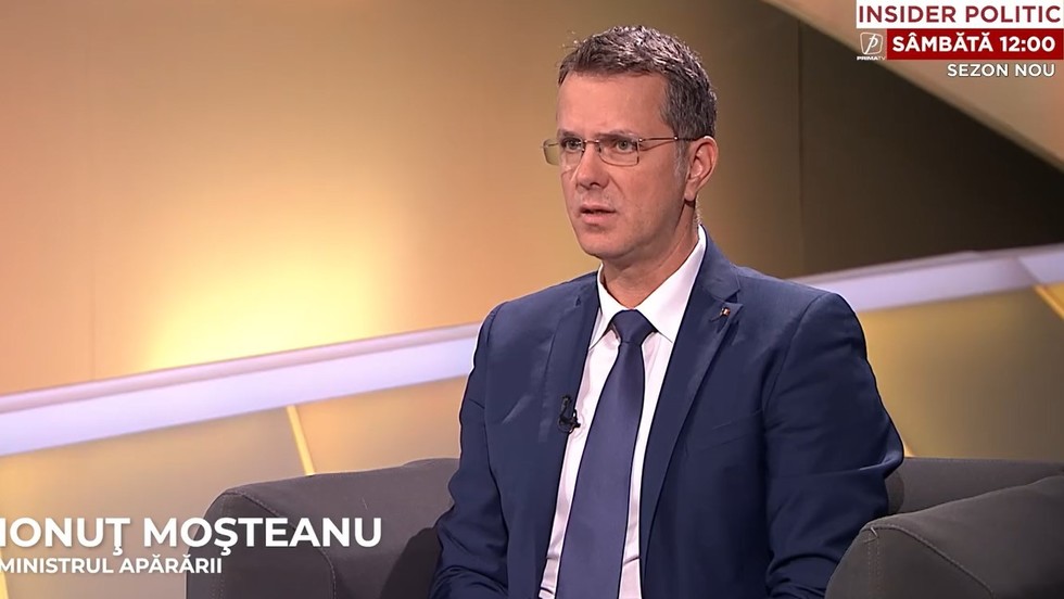 Ministrul Apărării, Ionuţ Moşteanu, vine la Insider Politic, sâmbătă, de la ora 12:00 - Primul interviu după atacul cu drone ruseşti în Polonia