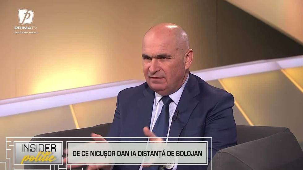 VIDEO. Ce a spus Bolojan, la Insider politic, despre relaţia cu Nicuşor Dan