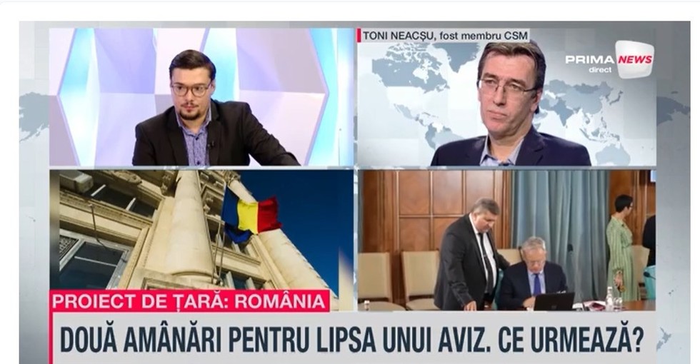 VIDEO. Toni Neacşu, la Prima News: Legea respinsă de CCR avea vulnerabilităţi. Rezolvarea ar fi eşalonarea vârstei de pensionare