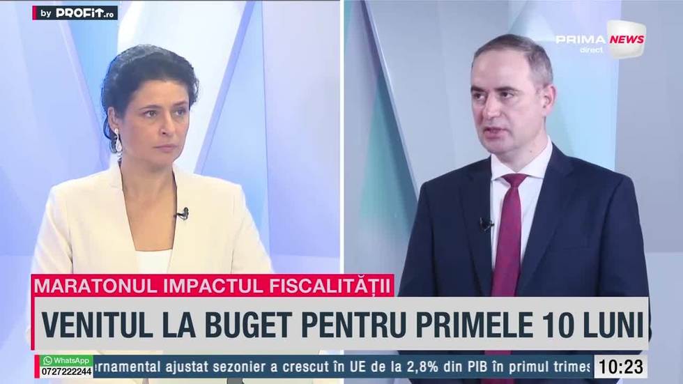 VIDEO. Ministrul Finanţelor, la Prima News, despre salariul minim: Nu ne permitem să-l creştem astăzi şi nici n-ar trebui! 