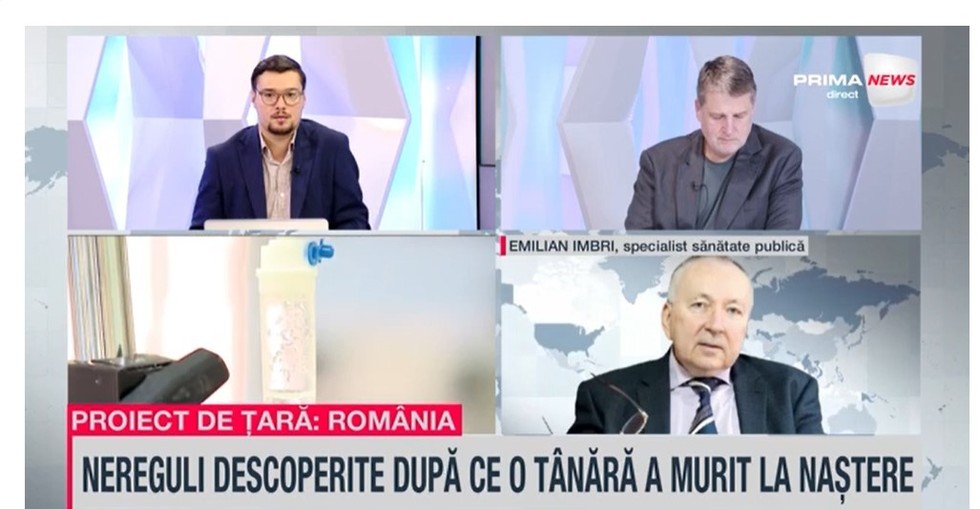 VIDEO. Emilian Imbri, despre maternitatea privată care funcţiona ilegal la Constanţa: "Există un singur corp de control şi mii şi mii de situaţii de genul ăsta pentru că atât privatul cât si statul sunt finanţate din acelaşi fond"