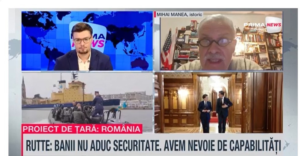 VIDEO. Istoricul Mihai Manea analizează vizita lui Mark Rutte şi forumul NATO: „România face paşi importanţi în diplomaţie”