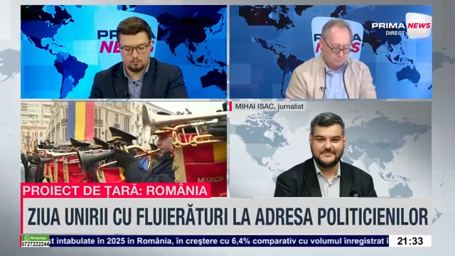 VIDEO. Cum se redefineşte patriotismul astăzi? Mihai Isac explică semnificaţia huiduielilor de la paradă, la Prima News