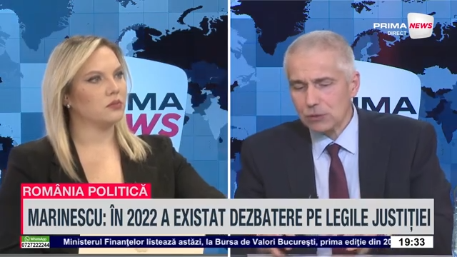 VIDEO. Radu Marinescu, la Prima News: Are CSM dreptul să redacteze legi? "Suntem deja în proces de implementare a soluţiilor de reconfigurare a hărţii Parchetelor"