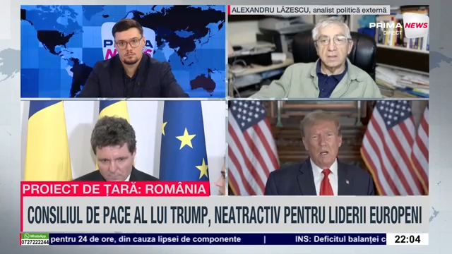 VIDEO. Alexandru Lăzescu: "E un fel de imitare a ezitării intrării în Consiliul de Pace. 99% Nicuşor Dan nu se va duce în America"