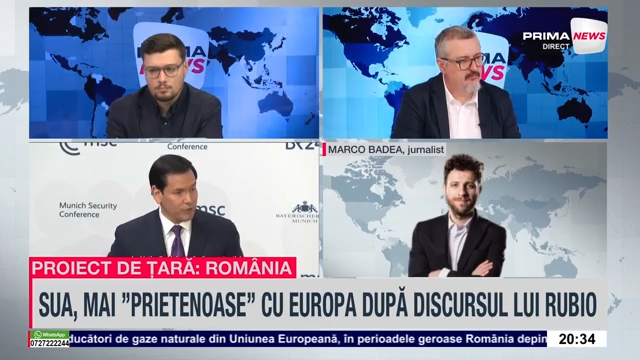 VIDEO. Marco Badea: Toată lumea voia poze cu Maia Sandu la Munchen. E un lider european cunoscut şi respectat