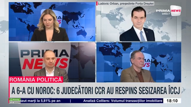 VIDEO. Va prelungi decizia CCR mandatul lui Ilie Bolojan la Palatul Victoria? Ludovic Orban răspunde la Prima News