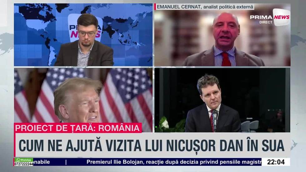 VIDEO. Analist, despre vizita lui Nicuşor Dan în SUA: Principala prioritate ar trebui să fie restartarea relaţiilor dintre cele două administraţii