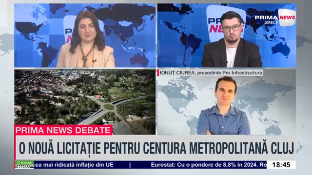 VIDEO. Ionuţ Ciurea, preşedinte Pro Infrastructura, despre scandalul legat de Centura Cluj: O nouă licitaţie va avea loc pe 19 martie