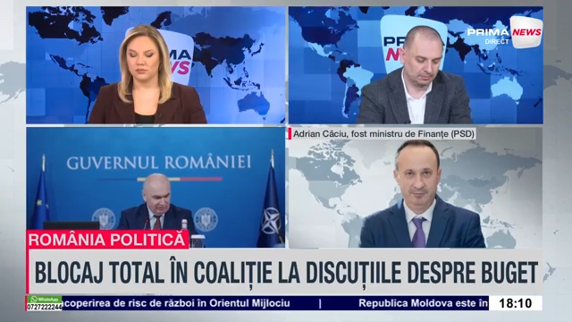 VIDEO. Câciu, la Prima News: „Cei care fac balet pe scena politică şi arată cu degetul la PSD sunt la putere pentru că PSD e la guvernare”
