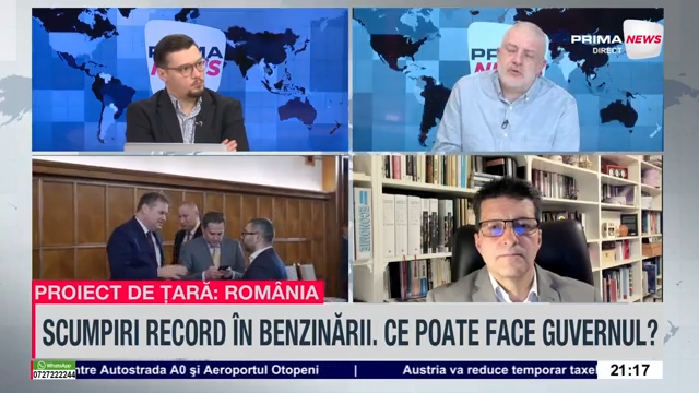 VIDEO. „Plafonarea carburanţilor, cea mai proastă soluţie”, avertizează Adrian Moşoianu