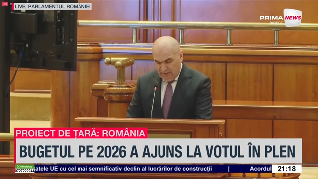 LIVE. Bugetul, în dezbatere în plen. Bolojan: „Este un buget care spune adevărul”