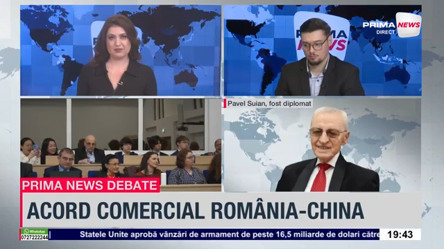 VIDEO. Pavel Suian: România a neglijat ani la rând parteneriatul cu China. Relaţiile au fost sabotate politic