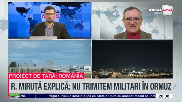 VIDEO. Hari Bucur Marcu: SUA îşi poate atinge obiectivele în Iran în 10 zile. Nu are nevoie de ajutorul Arabiei Saudite