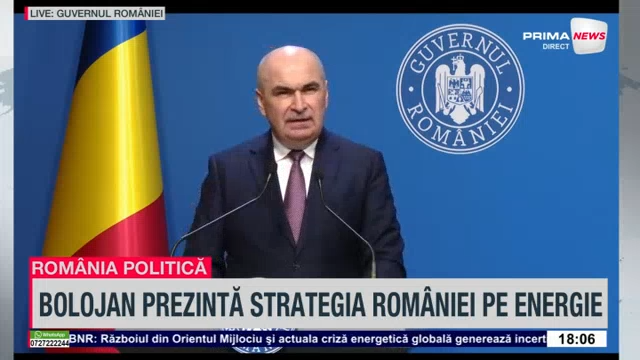 VIDEO. Ilie Bolojan, anunţul momentului despre strategia pentru energie. Ce se întâmplă cu preţul combustibilului
