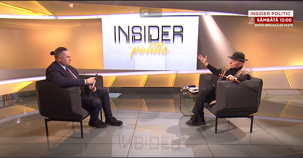 Grigore Leşe este invitat la Insider Politic sâmbătă, de la ora 12:00