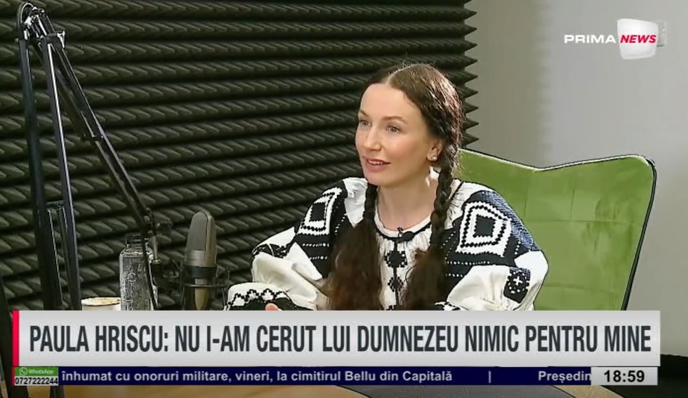 VIDEO. Paula Hriscu, despre începuturile în muzică: „Nu întotdeauna am vrut să cânt”