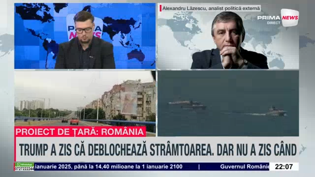 VIDEO. Analistul Alexandru Lăzescu, despre situaţia din Strâmtoarea Ormuz: „O blocadă dublă şi selectivă”