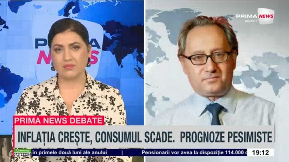 VIDEO. Jurnalistul Constantin Rudniţchi, despre inflaţia din România: „Ne afectează direct buzunarele. Va continua să crească în următoarele luni”