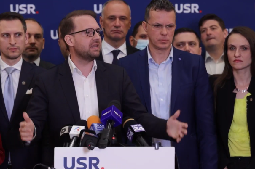 Dominic Fritz: USR refuză guvernarea dacă PSD depune moţiune de cenzură alături de AUR